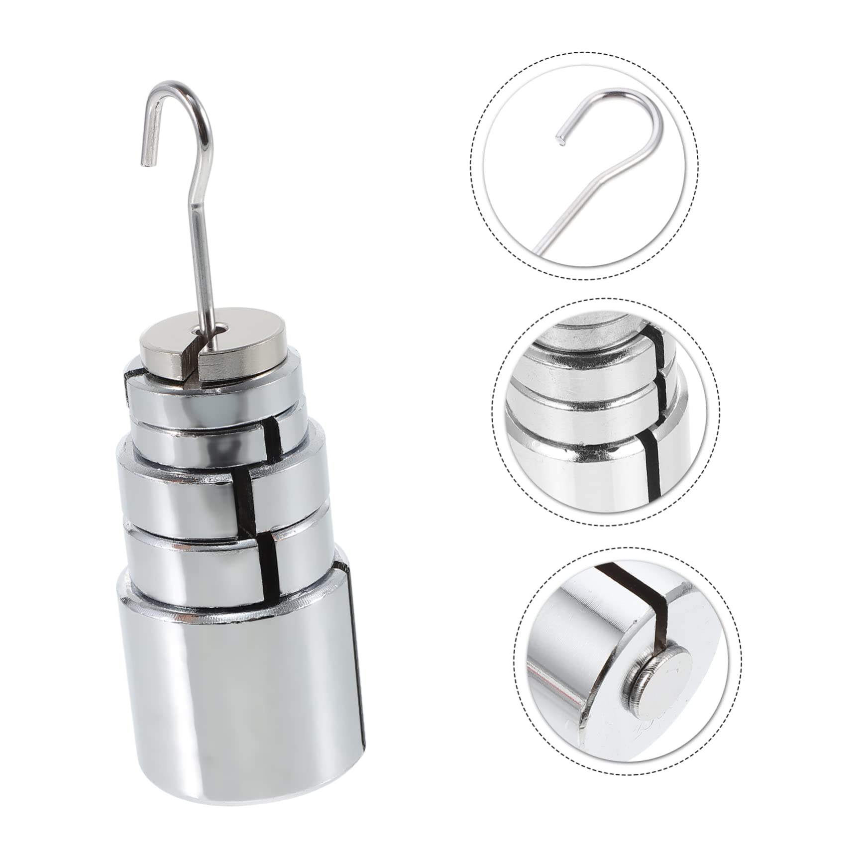 Rice Lake 12511 Stainless Steel Cylindrical Metric Individual Test Weight, 500g Mass, NIST Class F