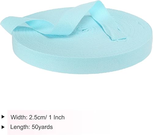 Vista 352 de PATIKIL Cinta de sarga de algodón de 3/4 pulgadas, 10 yardas, cinta de encuadernación al bies, cinta de espiga para costura, envoltura de regalos