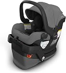 UPPAbaby Mesa V3 Infant Car Seat - Easy Installation + SmartSecure Technology - Attaches to Stroller | Base + Infant Insert Included - Greyson (Charcoal Mélange)