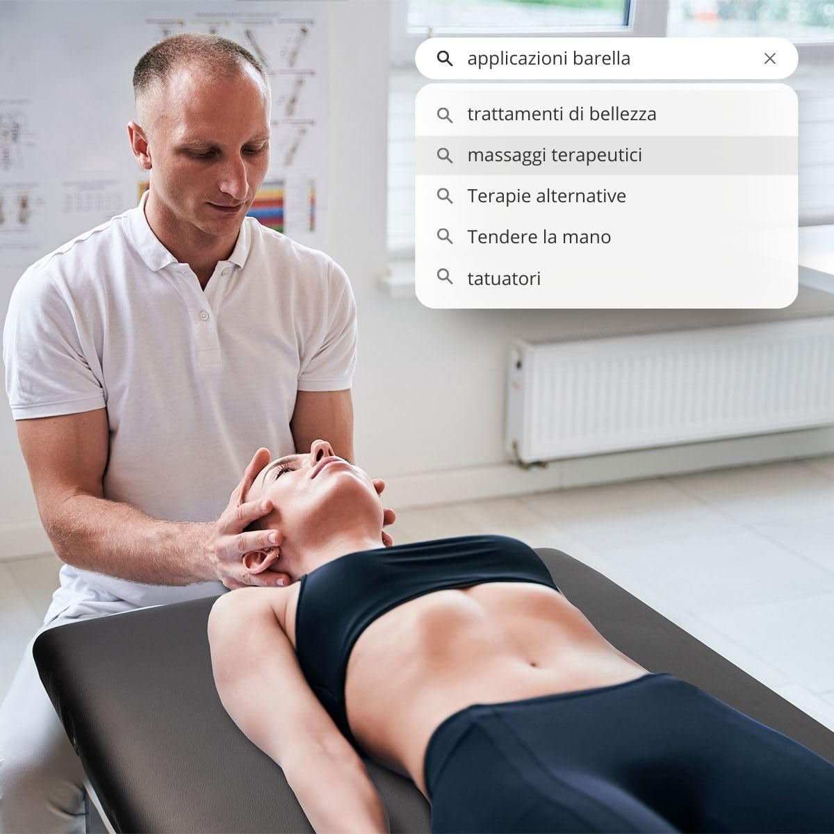 Mobiclinic®, Lettino per Massaggi, Alluminio, Pieghevole, Poggiatesta, 186x60cm, CA-01 Light, 150 kg, Borsa da Trasporto, Estetica, Fisioterapia, Portatile, Professionale