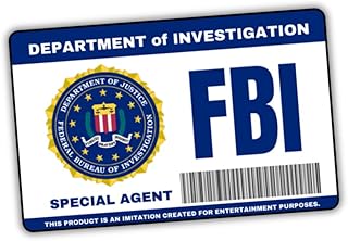 FBI Agent ID Card – Costume Accessory for Halloween, Cosplay & Role Play – for Entertainment Use Only