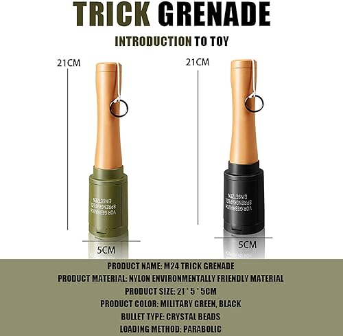 Miniatura 2 de M24 CS - Juguetes de granadas de mano, juguete de lanzador, juegos de batalla para Tactcial Airsoft Paintball Juego de rol