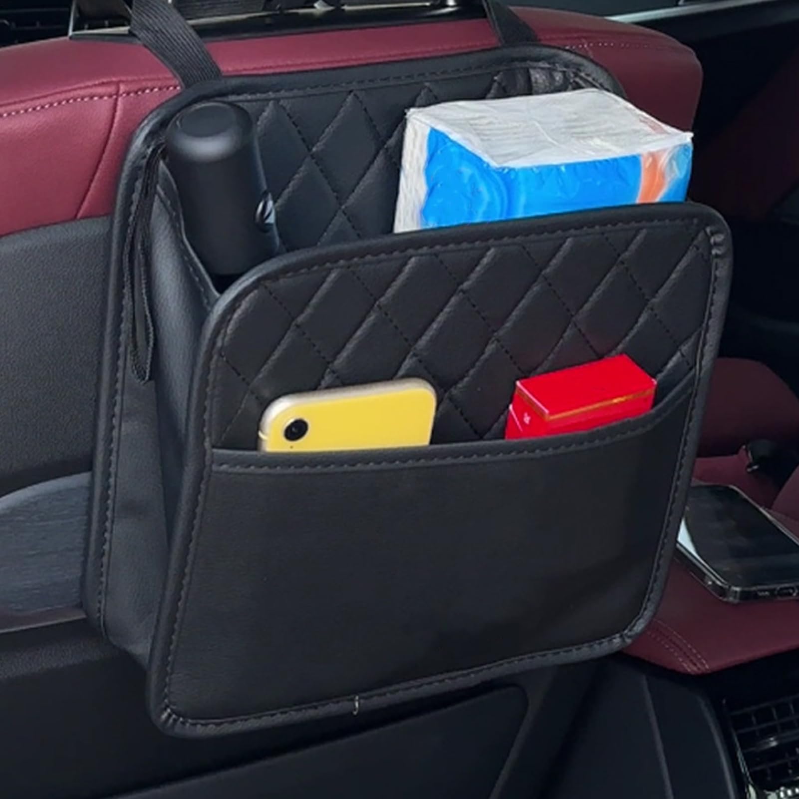 Organizzatore multifunzionale per auto, portaoggetti per