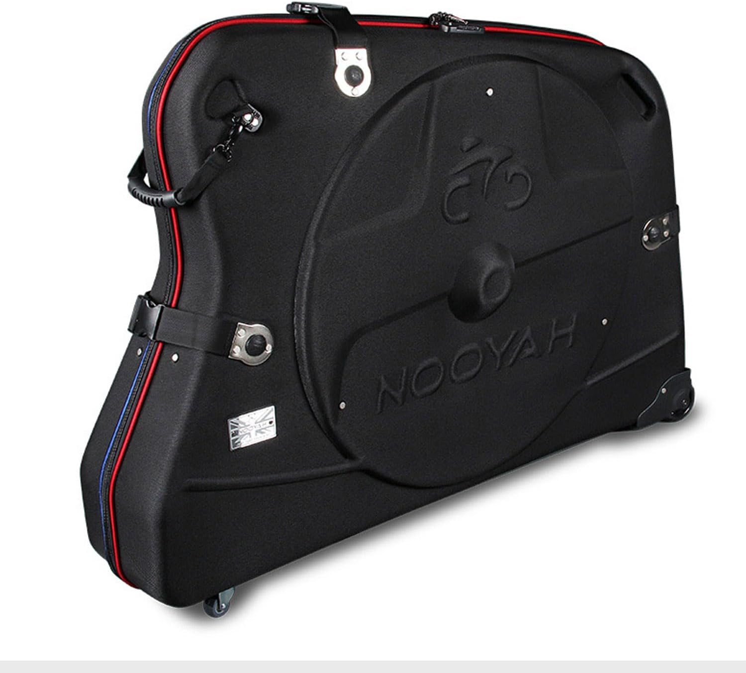 NOOYAH Bike Travel Case EVA Bike Bag - Transport Bicycle EVA Lightweight Hardshell Bike Accessories Storage Box, Air Transport Bike Round Trip Suitcase for MTR