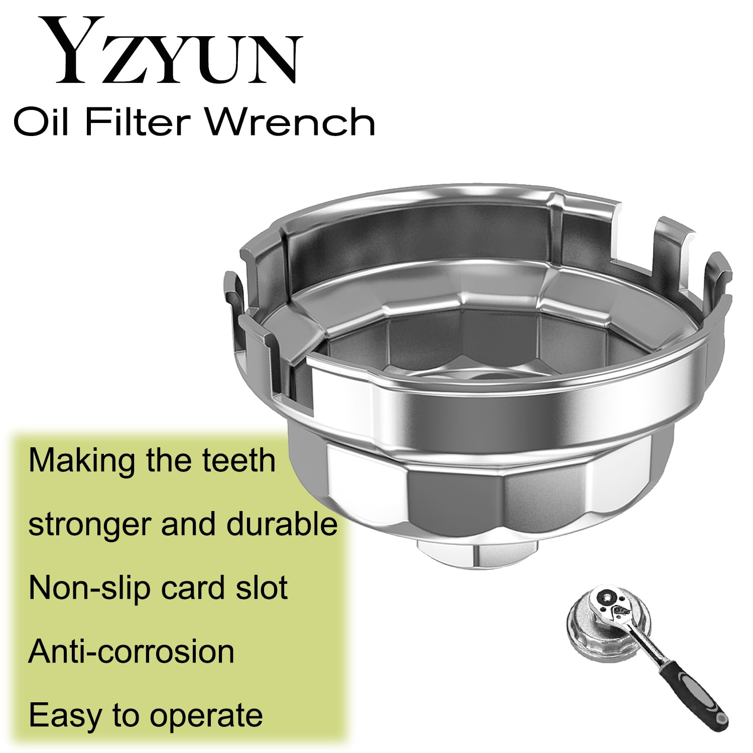 Ibetter Clé à Filtre à Huile Robuste Pour Moteurs Toyota, Lexus, Scion De 1,8 Litre