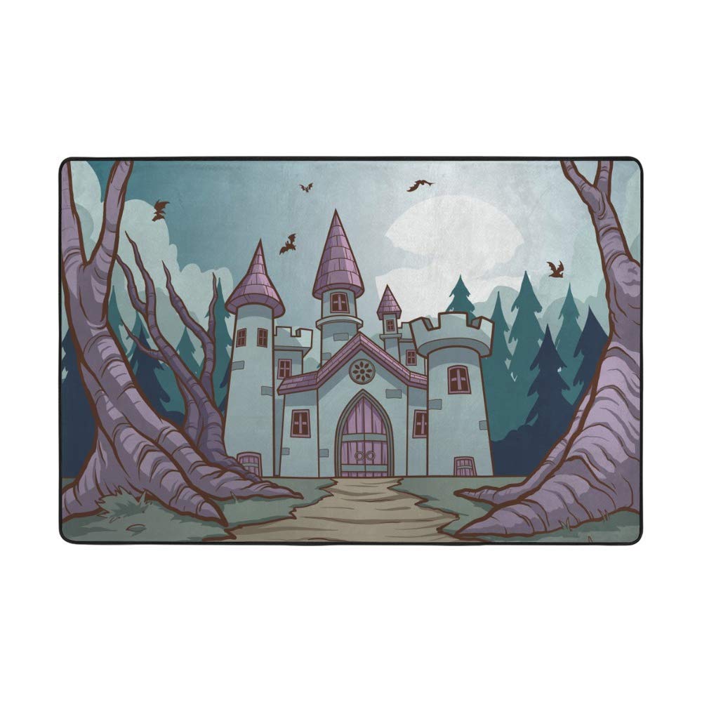 Tapis en velours corail épais CHEHONG décoration d'intérieur Halloween haut de gamme