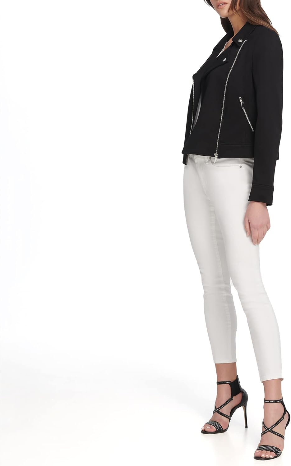 DKNY womens Everyday Moto Jacket - Image 3