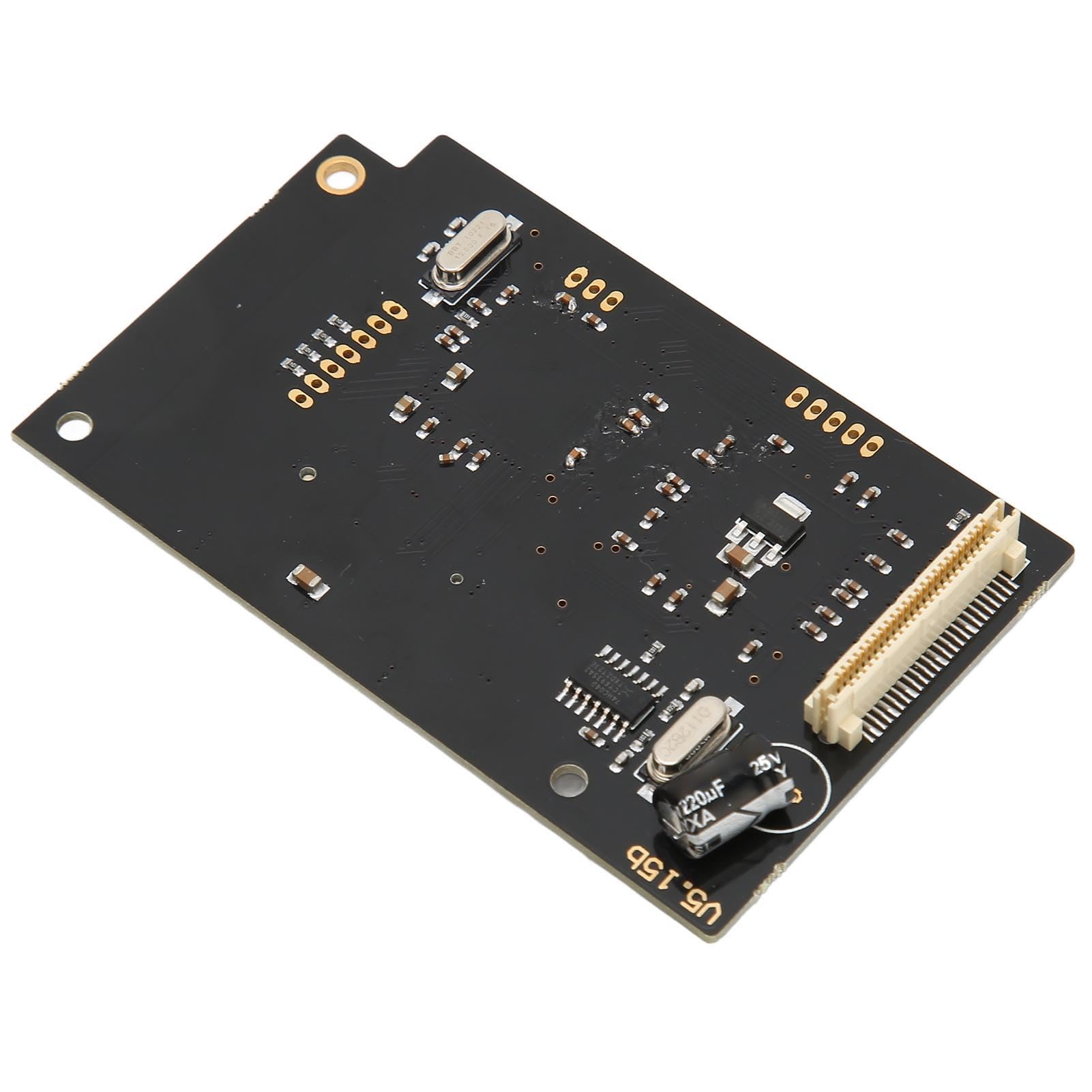 Fabater Kit Scheda di Simulazione unità Ottica, Supporto per Scheda Interamente in Metallo Due Dissipatori di Calore Kit V5 15b per DC, Modulo di Simulazione unità Ottica di Gioco con di Memoria da
