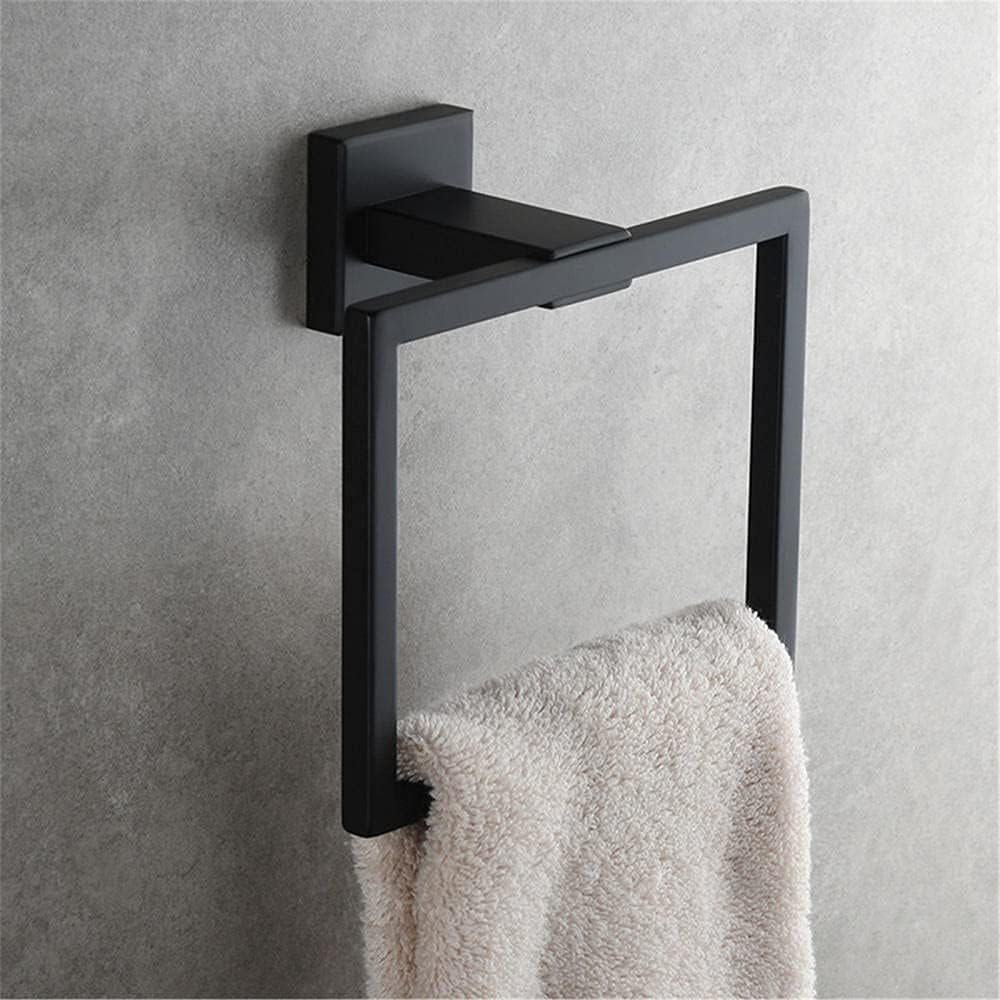 SUS304 Stainless Steel Thickening Base Durable Anti-Rust Rust Bath Towel Ring Punching Mount Towel Rack-C2 Towel Ring Contemporary Style Bathroom Accessories (C3)