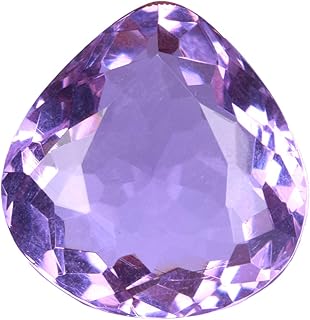 GEMHUB Gemstone Beads Purple Amethyst Crystals 118.50 Carats. Perfect Pear Cut Loose Gemstone Jewelry Making For Women And Men