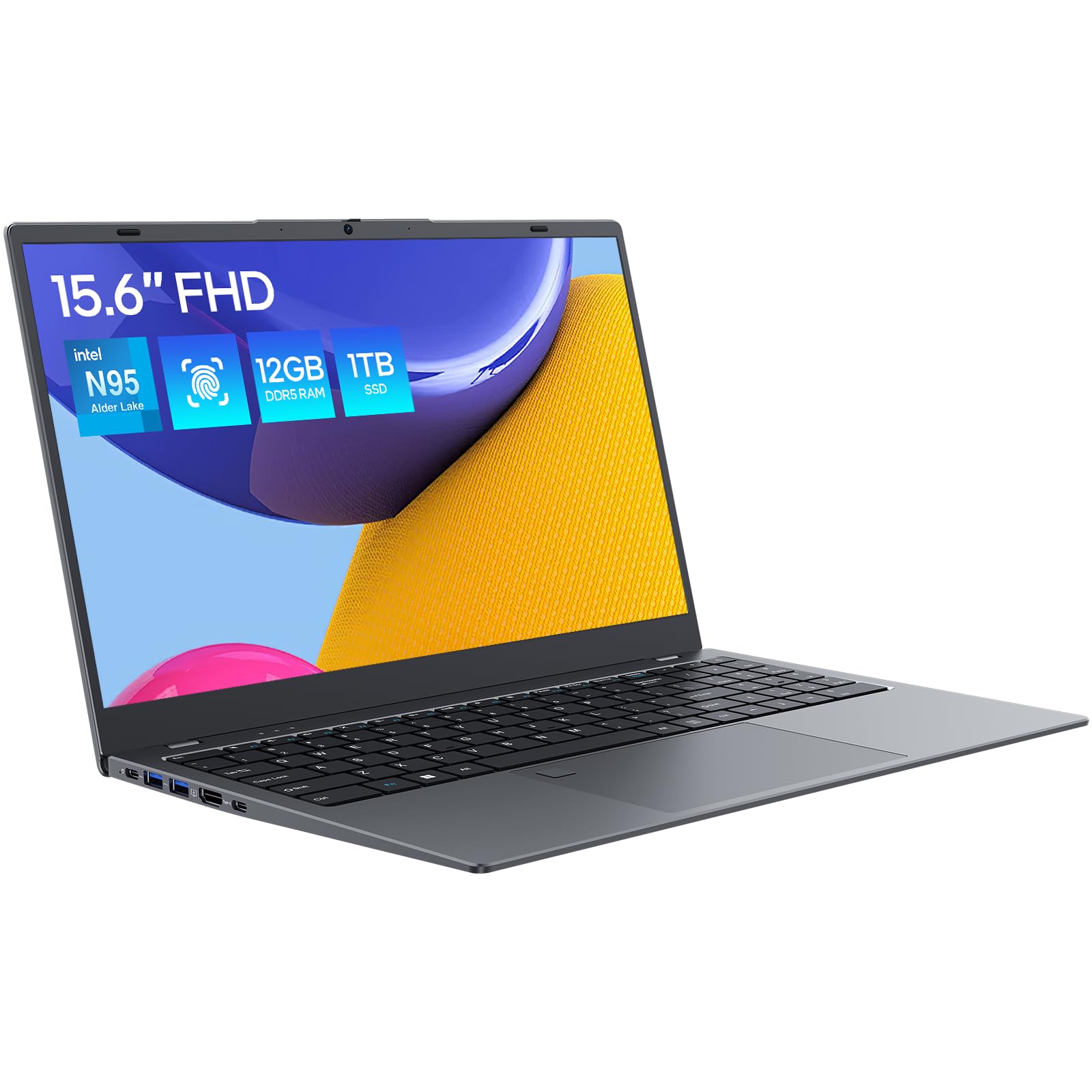 Amazon.com: ECOHERO 15.6 inch Laptop Computer, 12GB DDR5 1TB SSD