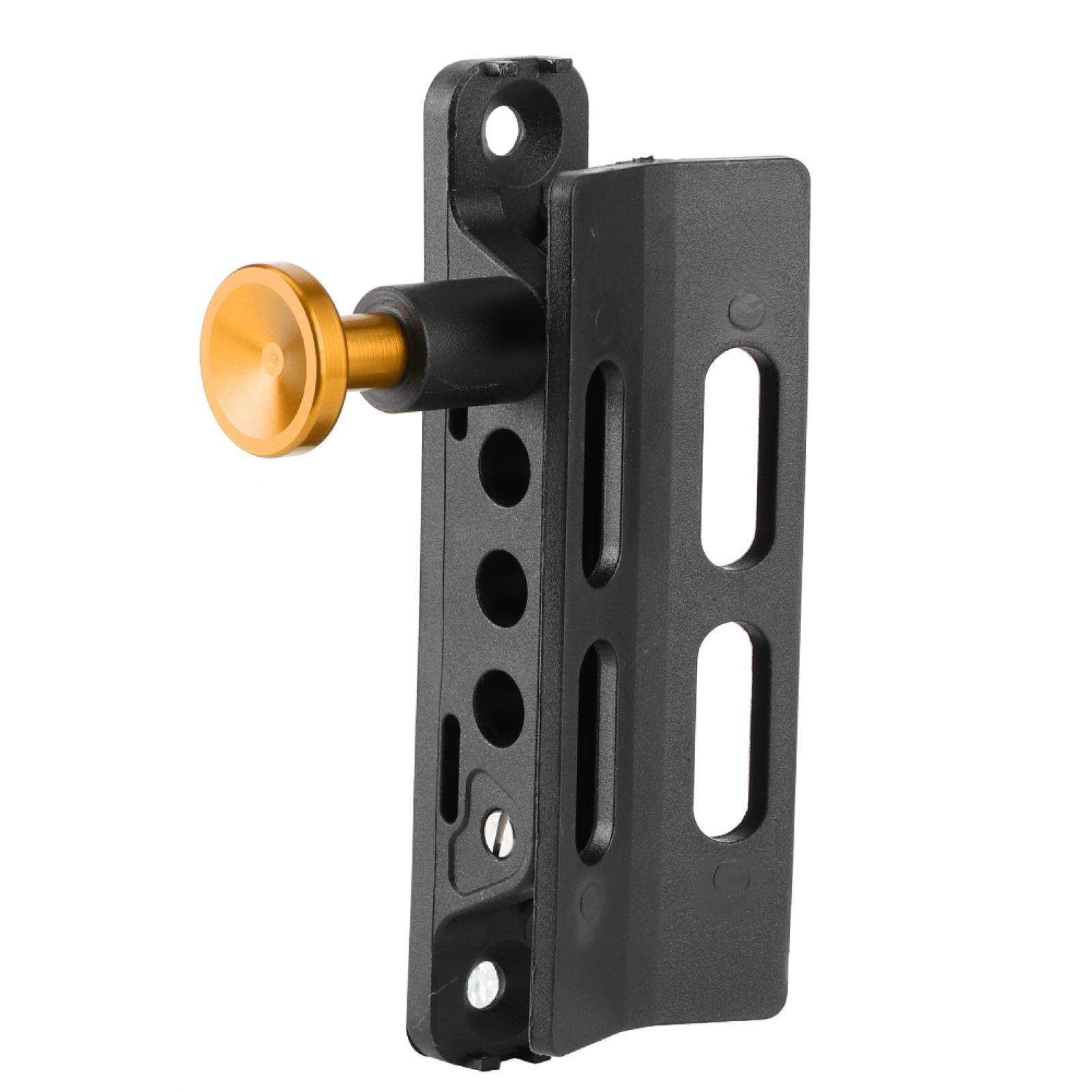 Supporto per estintore per veicolo Supporto universale regolabile per roll bar Portabottiglie per estintore Supporto per estintore a sgancio rapido(D'oro)