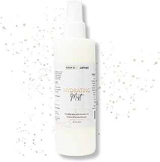 BASK & LATHER Hydrating Hair Mist, Leave-In Conditioner, Itchy Scalp Rel...