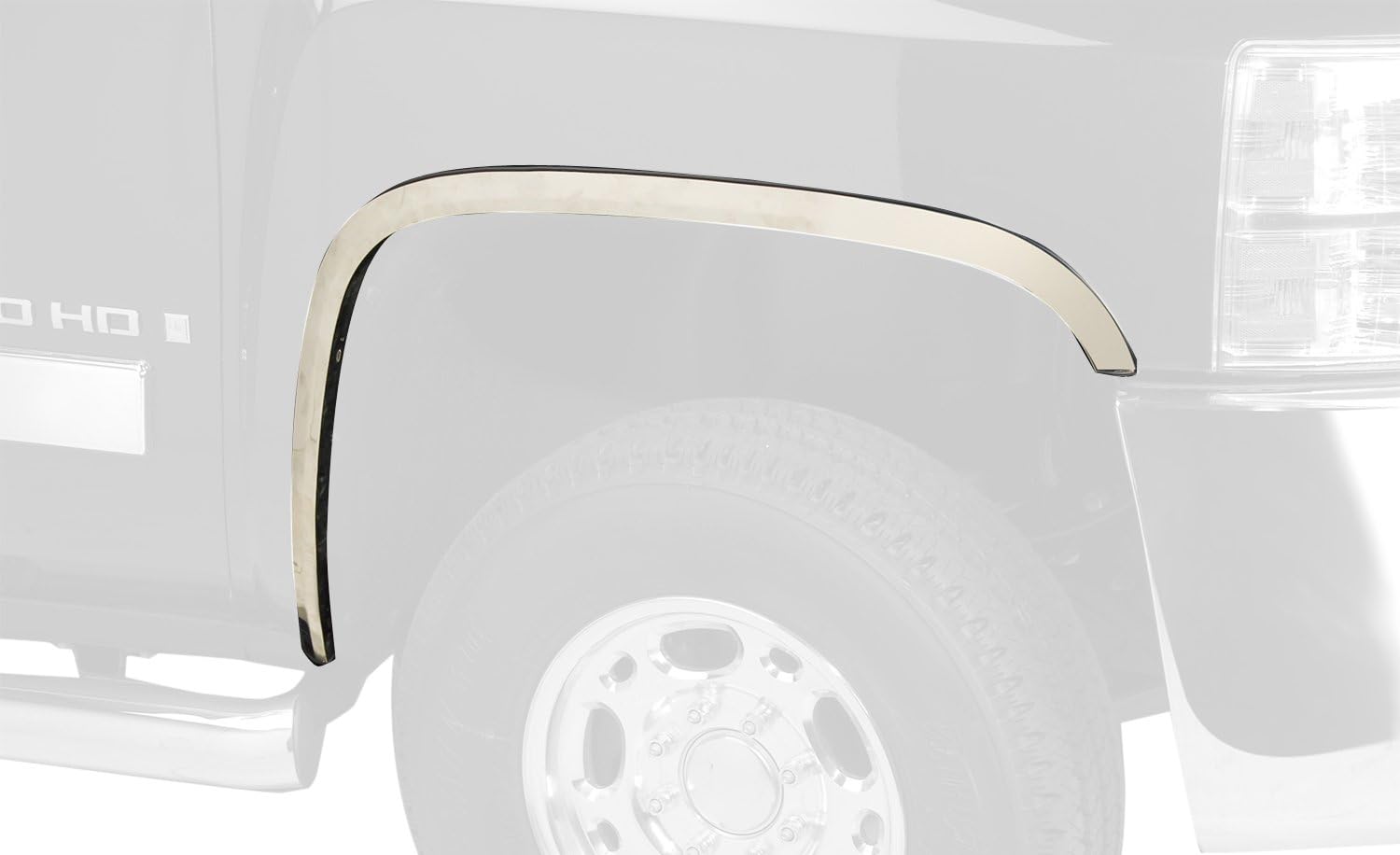 Putco 97296GM Stainless Steel Fender Trim Silverado HD, Fenders