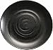 Produktbild APS 83941 Tablett/Teller ZEN, Ø 28 cm, Höhe 3 cm, Melamin, schwarz, Steinoptik