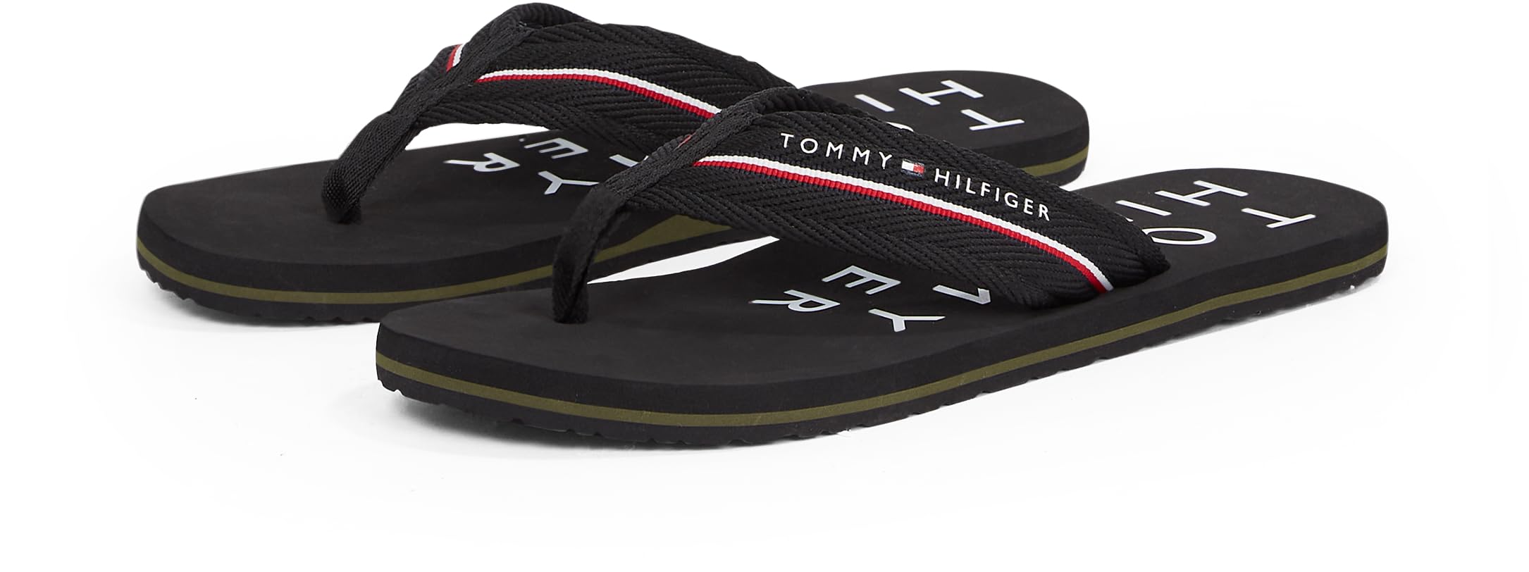 Tommy Hilfiger Chanclas Hombre Web Beach Sandal con logotipo
