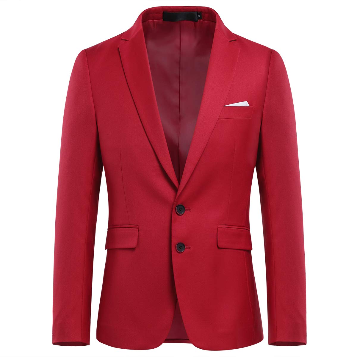Allthemen Costume Homme Formel Elegant Men's Suits 2 Pieces Blazer Pantalon | Slim Fit Smoking,Couleur Unie,4 Boutons,Sac De Poitrine Réel,Sans Repassage,Mariage Parti Soiree,Classique,Manches Longues