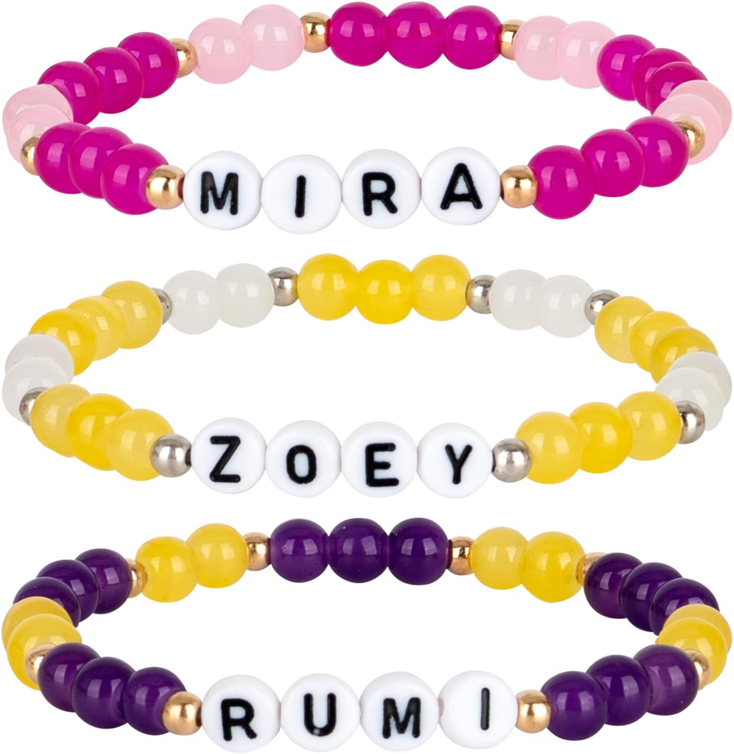 for Kpop Bracelets Merch Gifts Toys Stuff Inspired Friendship Bracelets K_Pop Outfit Demon Hunters Cosplay Costume Merchandise Jewelry for Fans Women Girls Birthday Decorations Party Favors