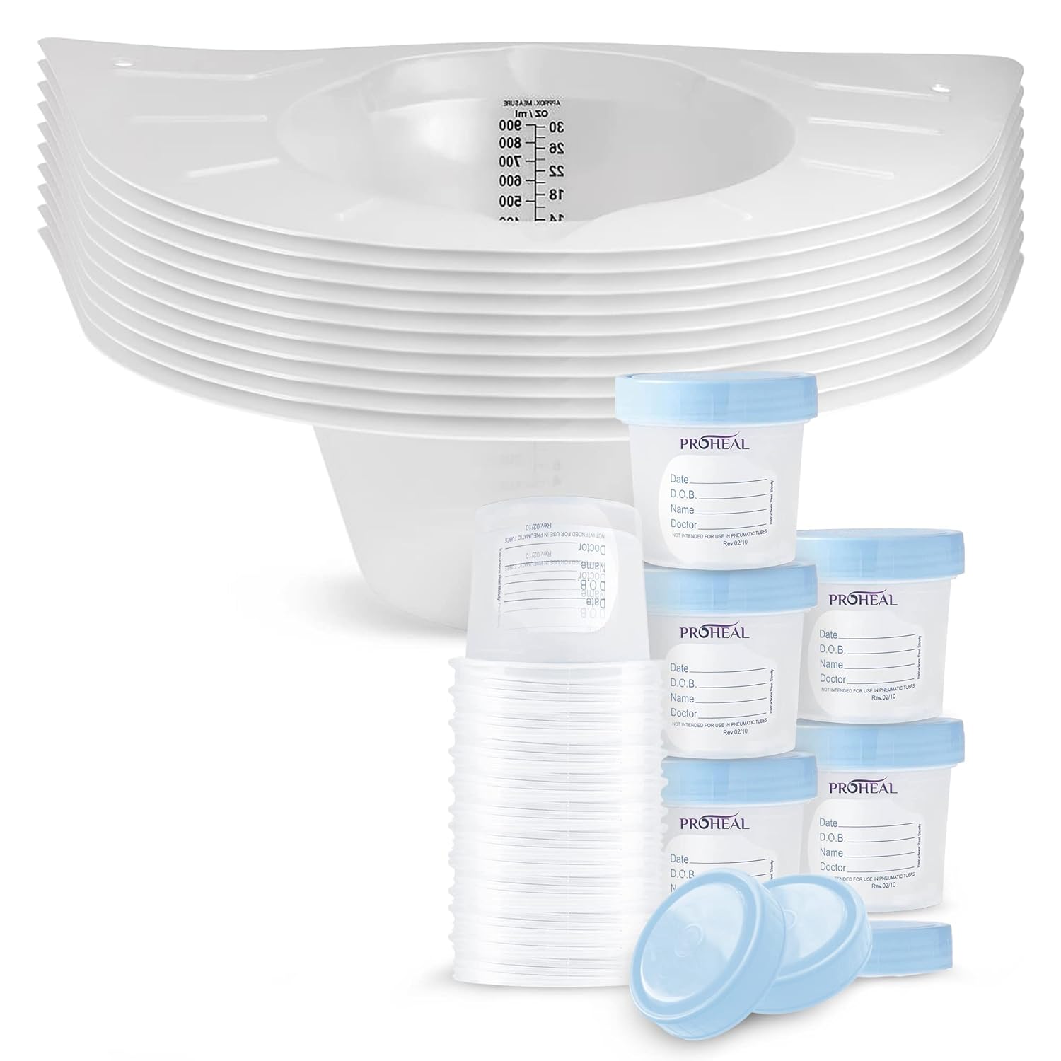 10 Urine Hats for Toilet & 25 Urine Specimen Cups Health & Household