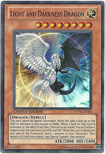 Yu-Gi-Oh Card - STOR-ENSE1 - LIGHT AND DARKNESS DRAGON (super