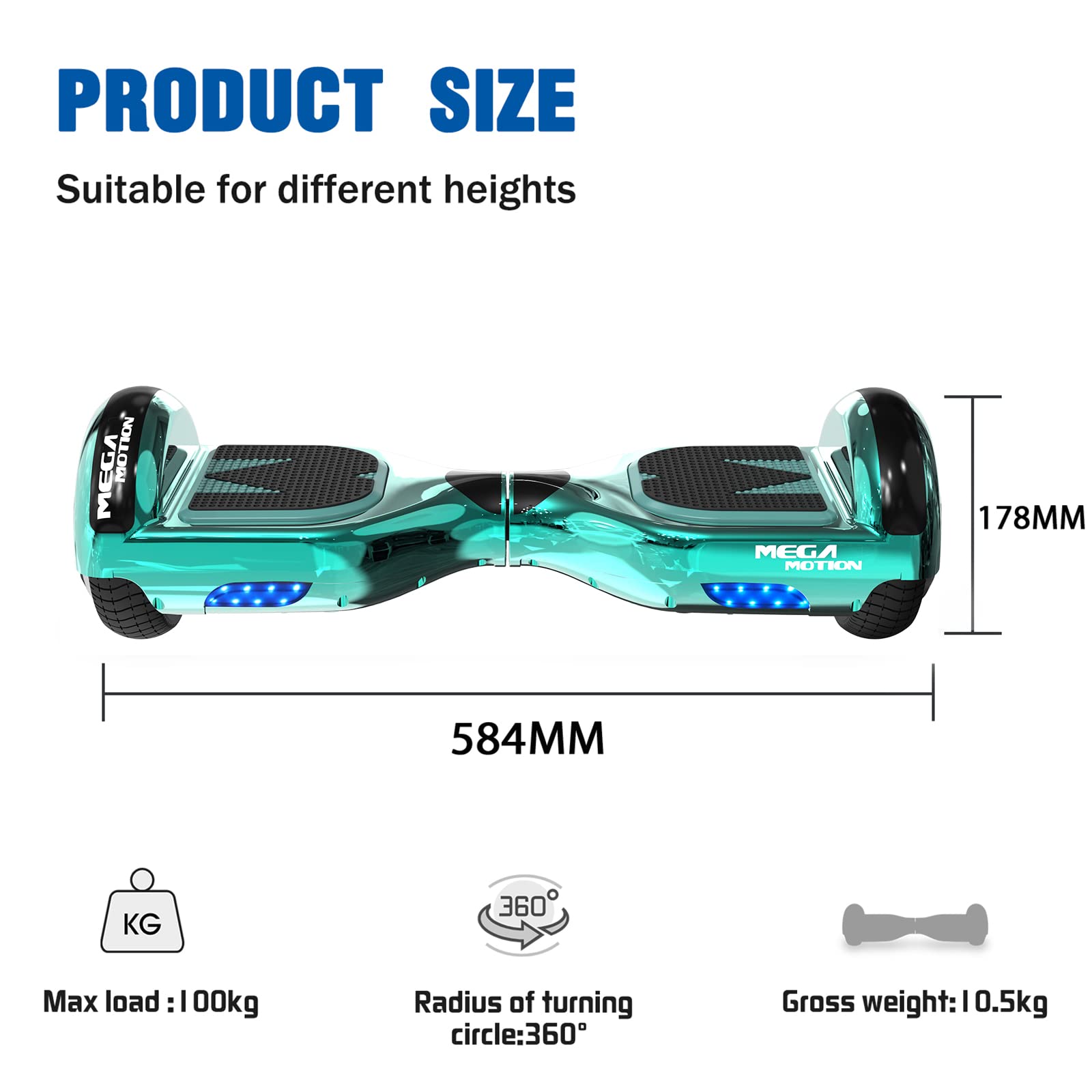 Electric Hoverboard Rydon Zoom Hoverboard Rydon Zoom XP Kids