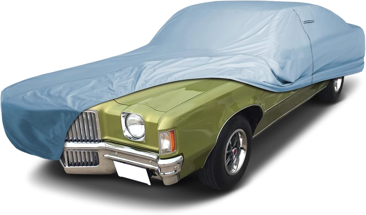 iCarCover Premium Car Cover for 1962-1972 Pontiac Grand Prix Heavy Duty Waterproof All-Weather Automobiles Custom Fit Indoor Outdoor UV Snow Protection Covers with Straps and Bag