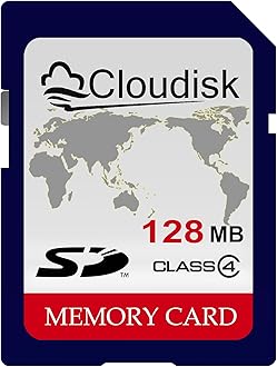 128MB SD Card Flash Memory Card 128MB not 128GB, Small Capacity SD Card, Compatible with All SD Devices (128 MB)