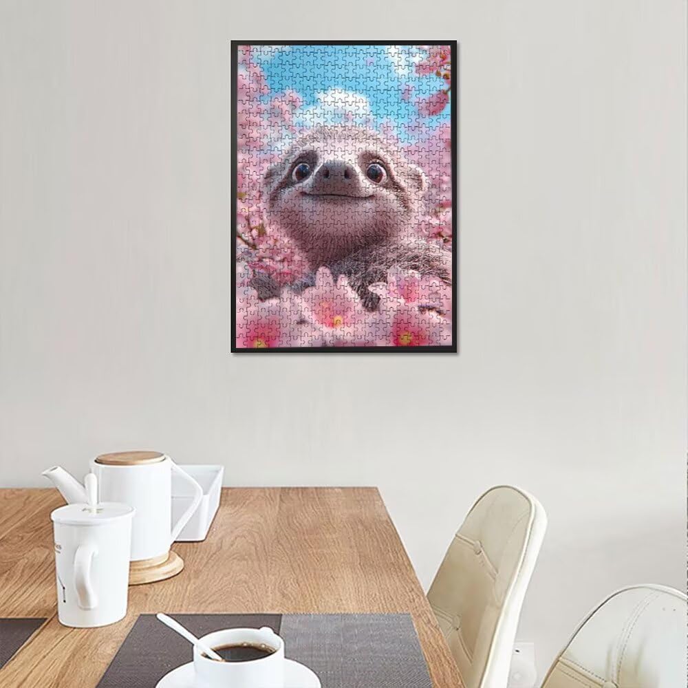 Puzzle 4000 Pezzi, Fiori Di Pesca Pigrizia 3D Puzzle per Adulti Impegnativo, Educa Puzzles Artistico, Divertente E Stimolante Puzzles Decorativo per La Famiglia, Regalo e Decorazione Pareti DX0YL6-881