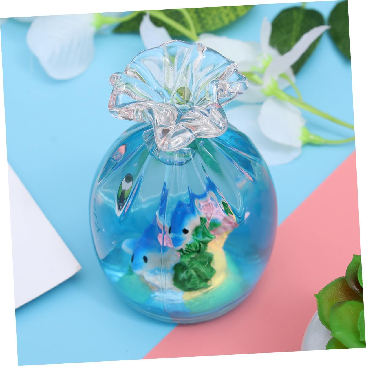 TEHAUX Motion Timer Bubble Timer Toy Liquid Bubbler Ornaments for Desk and Home Decor Style image 2