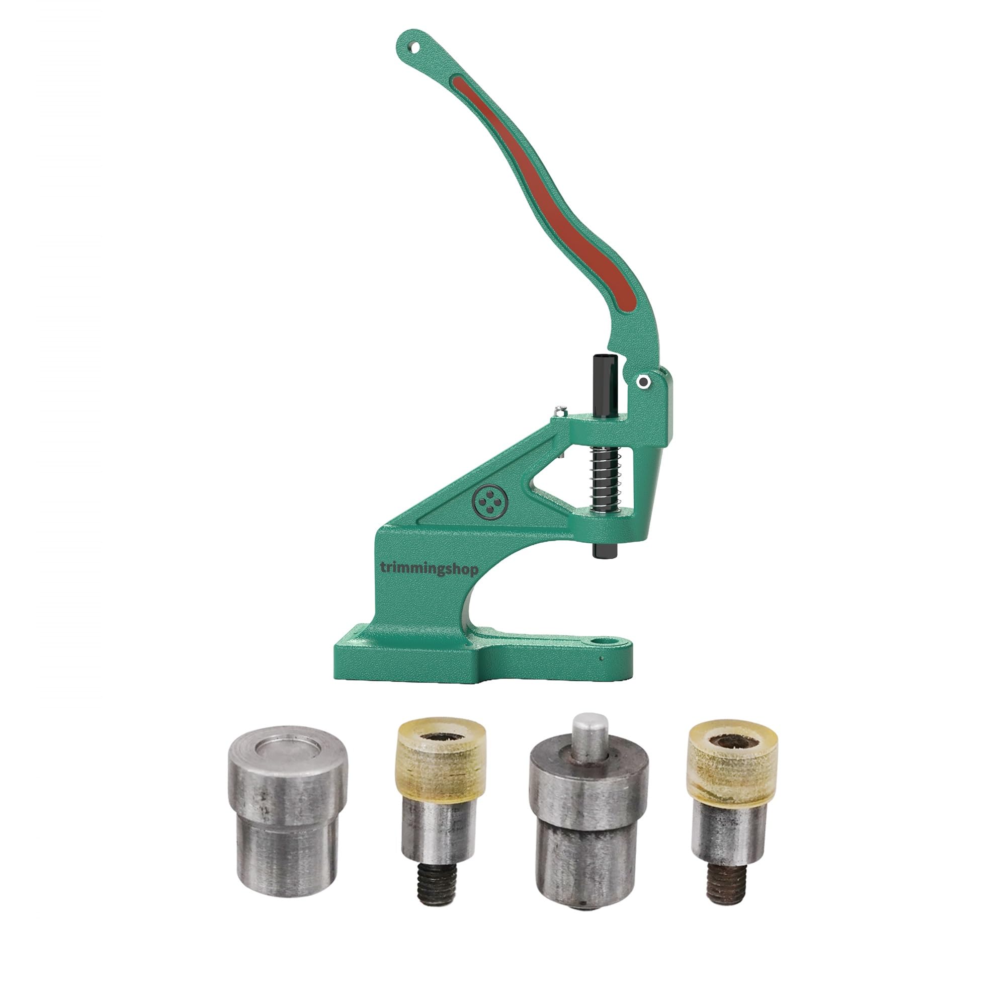 Trimming Shop 9.5mm, 12mm Jersey Tapa Chasquear Poppers Cierres Botones a Presión Herramienta de Ajuste Plantilla Set Kit Con Kam Universal Verde Máquina Para Bebé Baberos, Ropa, Cuero Crafts, Reparar