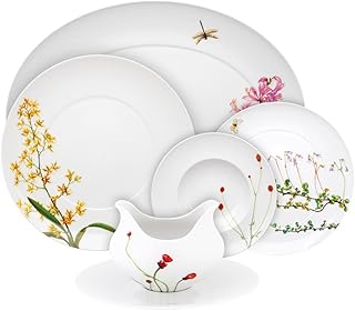 Vista Alegre Prairie Vajilla 68 Piezas, Porcelana, Multicolor, 24 cm