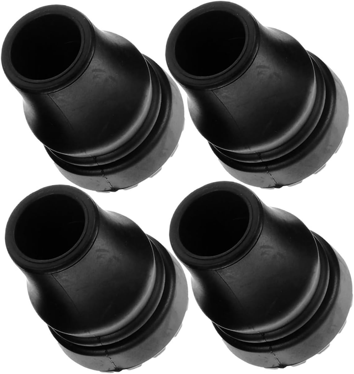 Toddmomy Anti-Slip Crutch Foot Pads Walking Stick Crutches Pads Cane Ends Plastic Cane Foot Covers Plastic