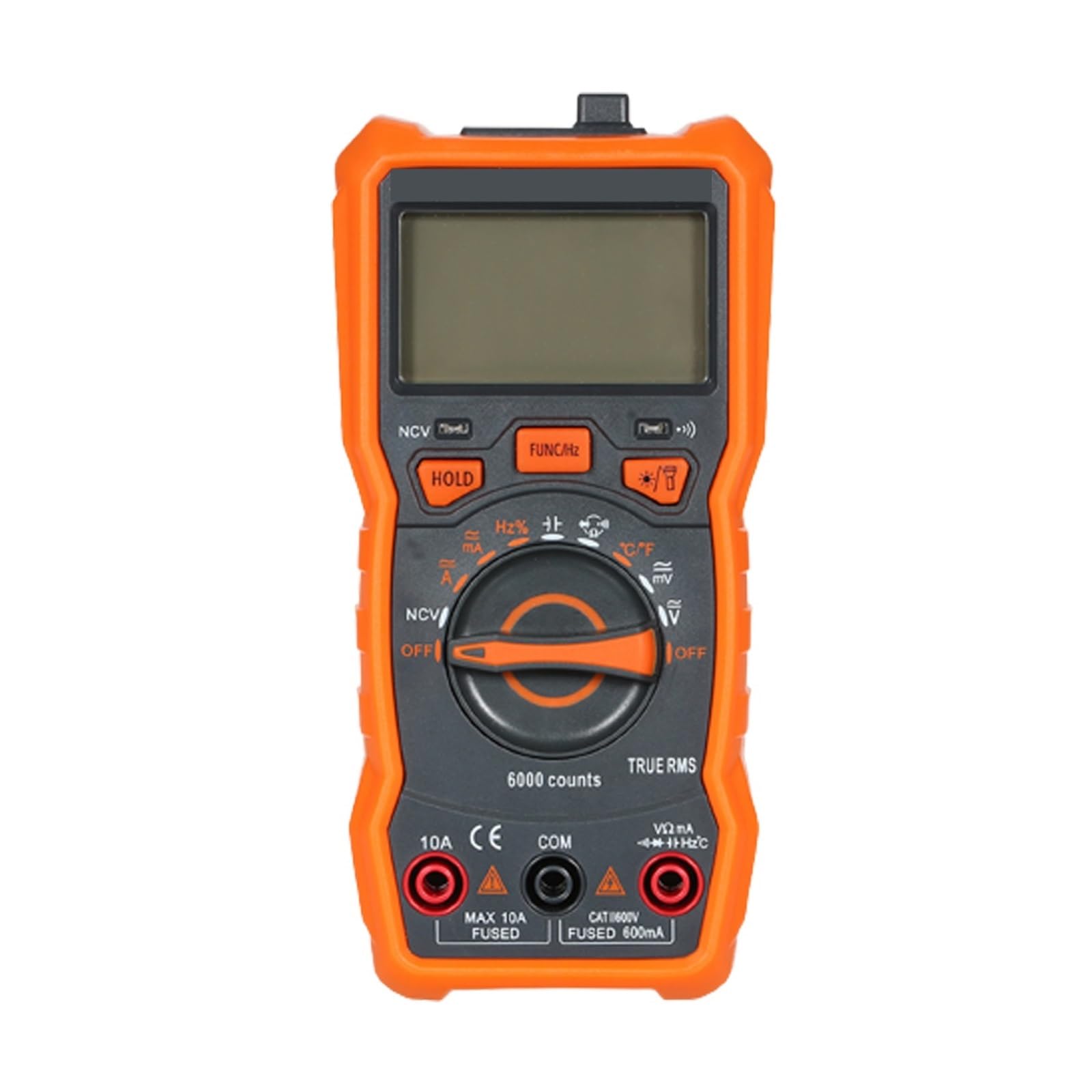 Tester Multimetru Multimetr Multimetro Tester Multimetr Cyfrowy 6000 Zlicza Automatyczny Zakres Pomiaru Temperatury Napięcia AC/DC Precyzja Bezpieczny(113D)