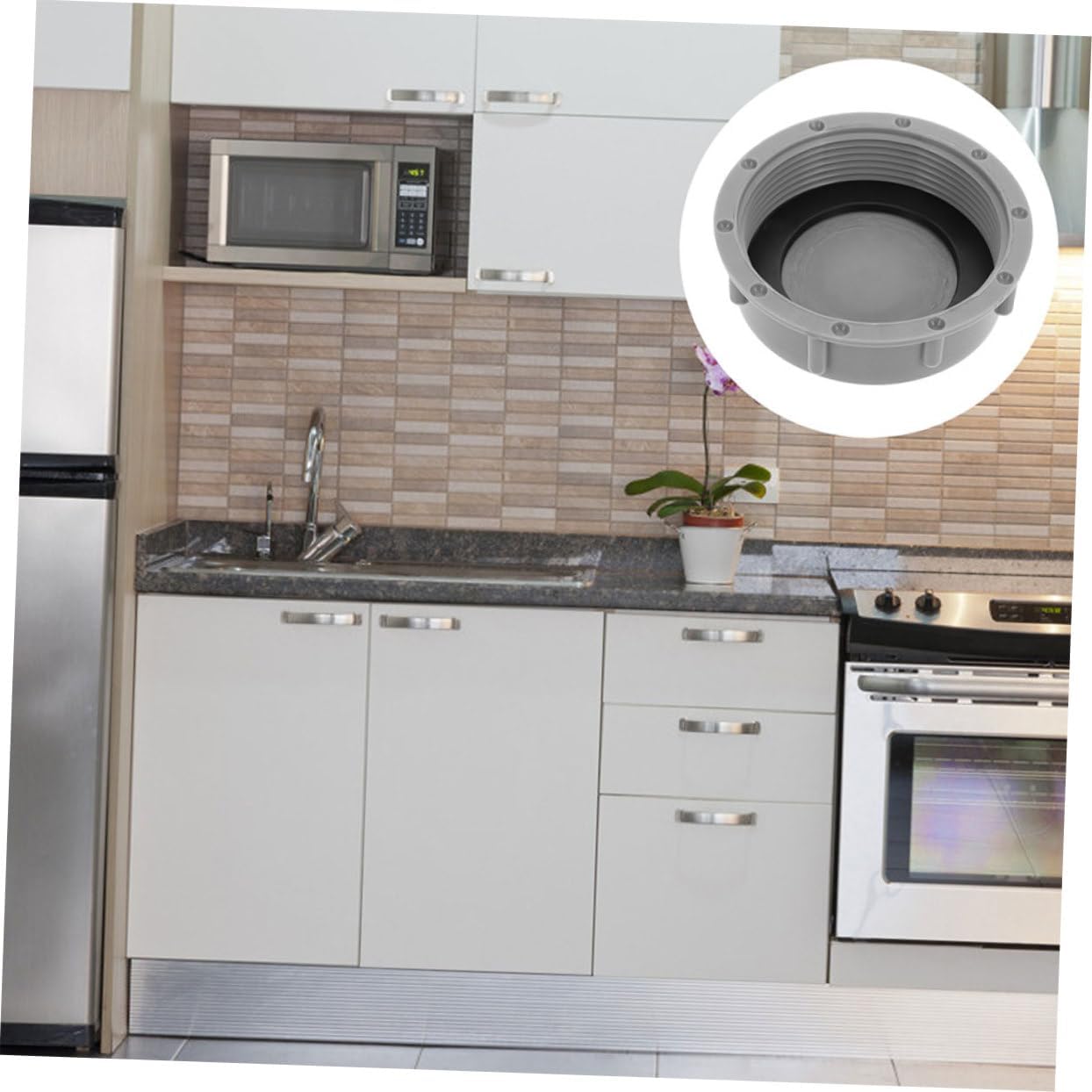 4pcs Waste Processor Caps Kitchen Sink Caps for Drainers Easy Installation and Practical Design for Home Use