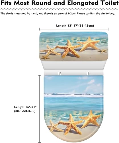 Vista 37 de Fundas antideslizantes para tapa de inodoro y tanque del Día de San Patricio, fundas elásticas para tapa de inodoro, accesorios de decoración de St.