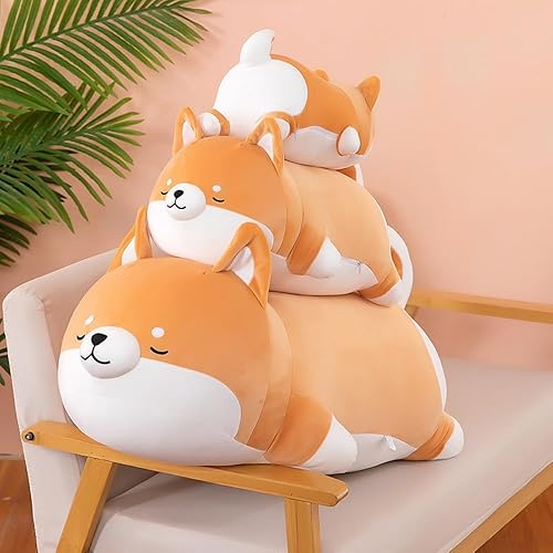 Miniatura 4 de Chubby - Almohada de peluche Shiba Inu de peluche para perros y niñas (27.5 pulgadas)
