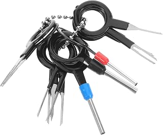 11pcs Automotive Pin Extraction Tool Kit Terminal Removal Tool Set Electric Connector Disassembly for Mechanics