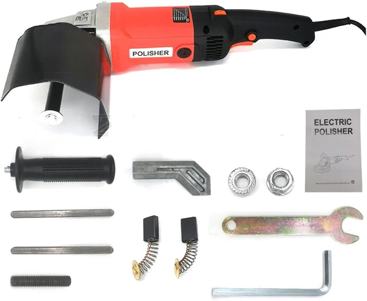 1400 ワット電動研磨機ポータブル金属線引き機金属木材セラミックタイル研磨用描画ホイール付き(With No Wheel)