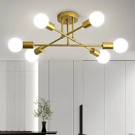 BEMMY Luminária de Teto, Luminária Pendente, Lustre de Iluminação Tricolor 85-265V Compatível com Lâmpadas E27 (Lâmpada Não Incluída). A única loja autorizada "Bemmy-BR.