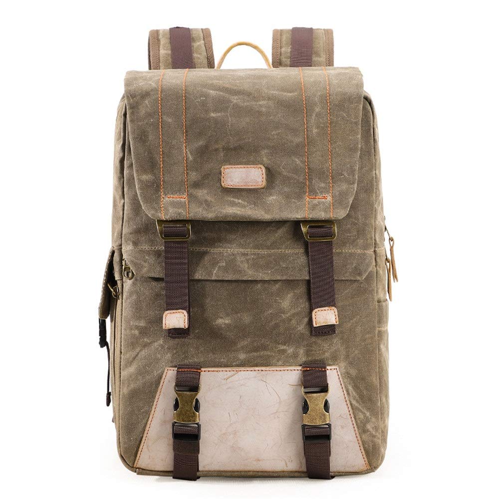 Lightweight Photography Backpack Camera Bag, Unisex Retro Camera Backpack Vintage Canvas DSLR Photography Shoulder Bag Outdoor Casual Rucksack Hiking Travel Daypack Large Capacity Travel Rucksack Casu