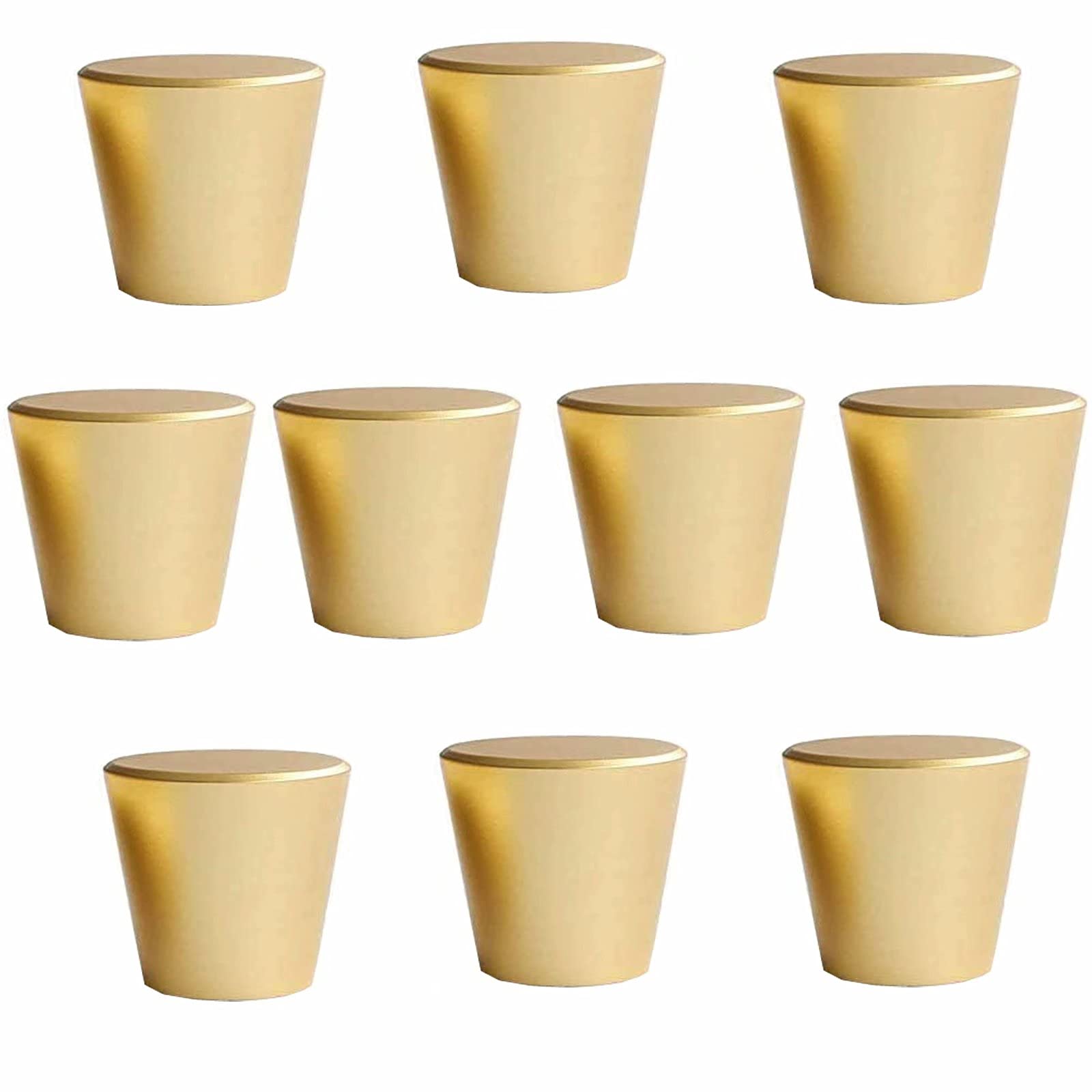 Bouton de tiroir en laiton doré brossé de qualité supérieure pour buffet et commode