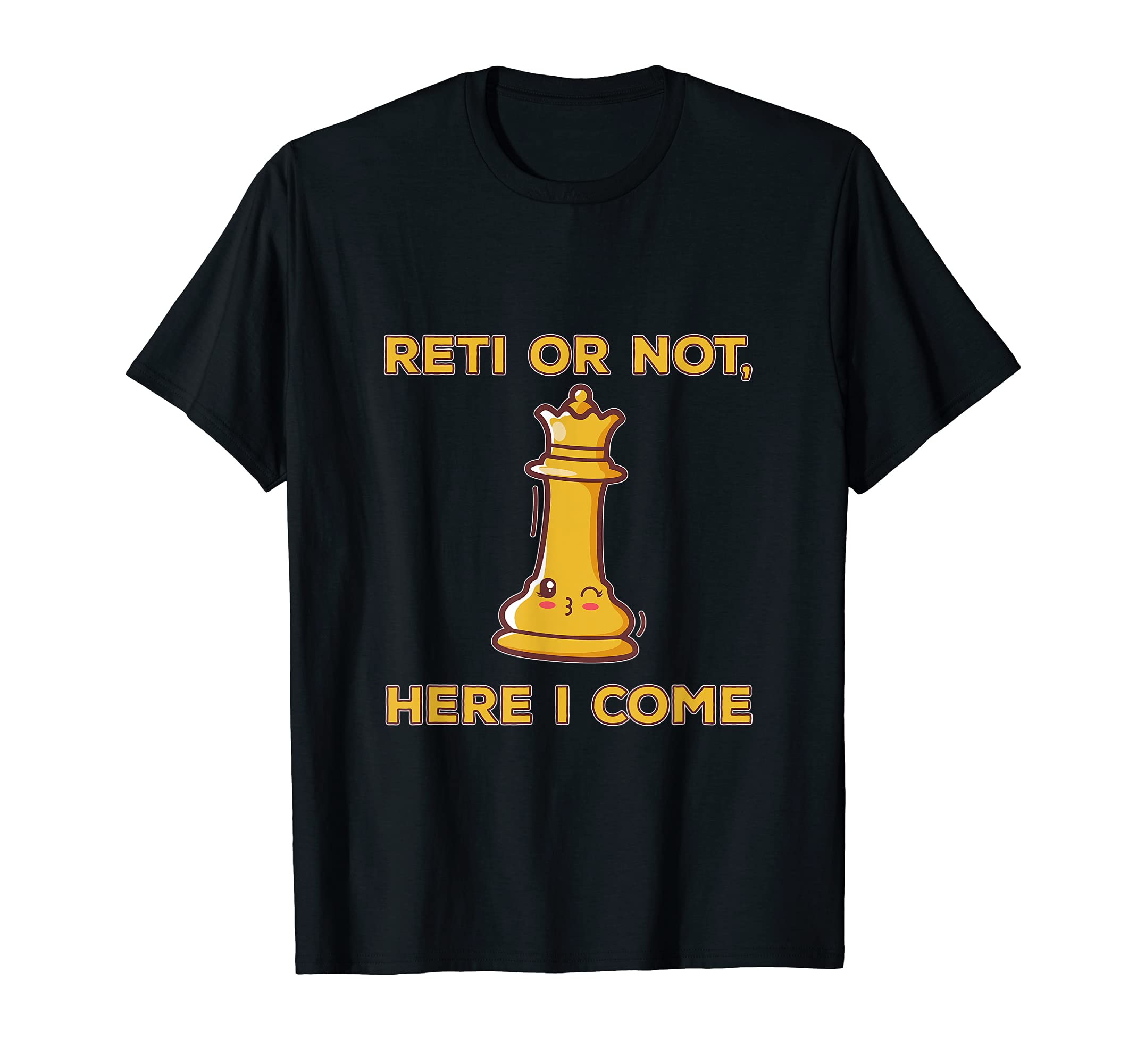 Kawaii cute chess pieces design for chess players Quote Pun T-Shirt