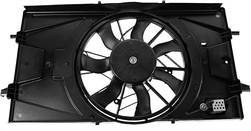 Vista 64 de TRQ Conjunto de ventilador de enfriamiento dual para radiador Compatible con 2004-2006 Lexus ES330 Toyota Camry 2004-2008 Solara LX3115111