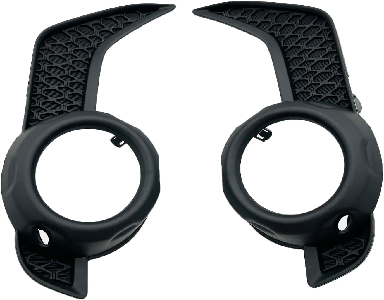 Fog Light Trim Set For 2014-2018 Toyota 4Runner Fog Light Covers Bezel Trim Surround Left & Right w/Fog Light Hole