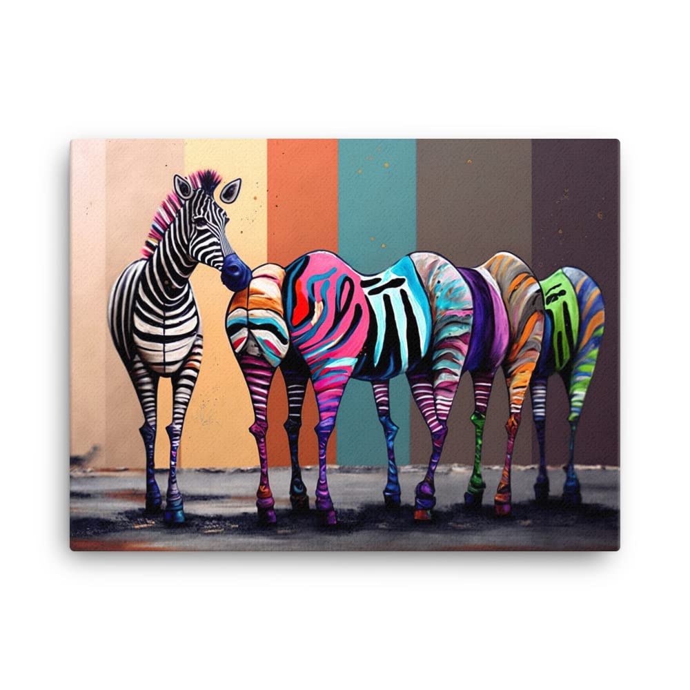 Affiches colorées d'animaux abstraits pour habiller les murs vides d'un bureau