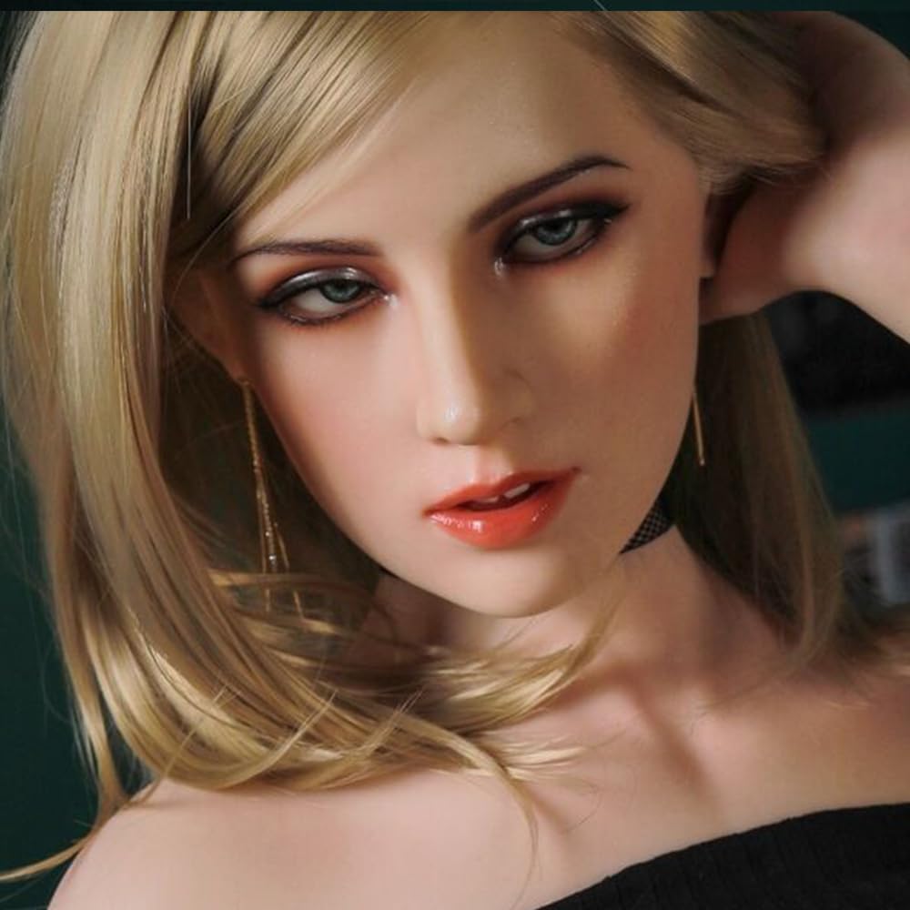 Makeup Doll Head Single Head Soft Silicone Doll Head