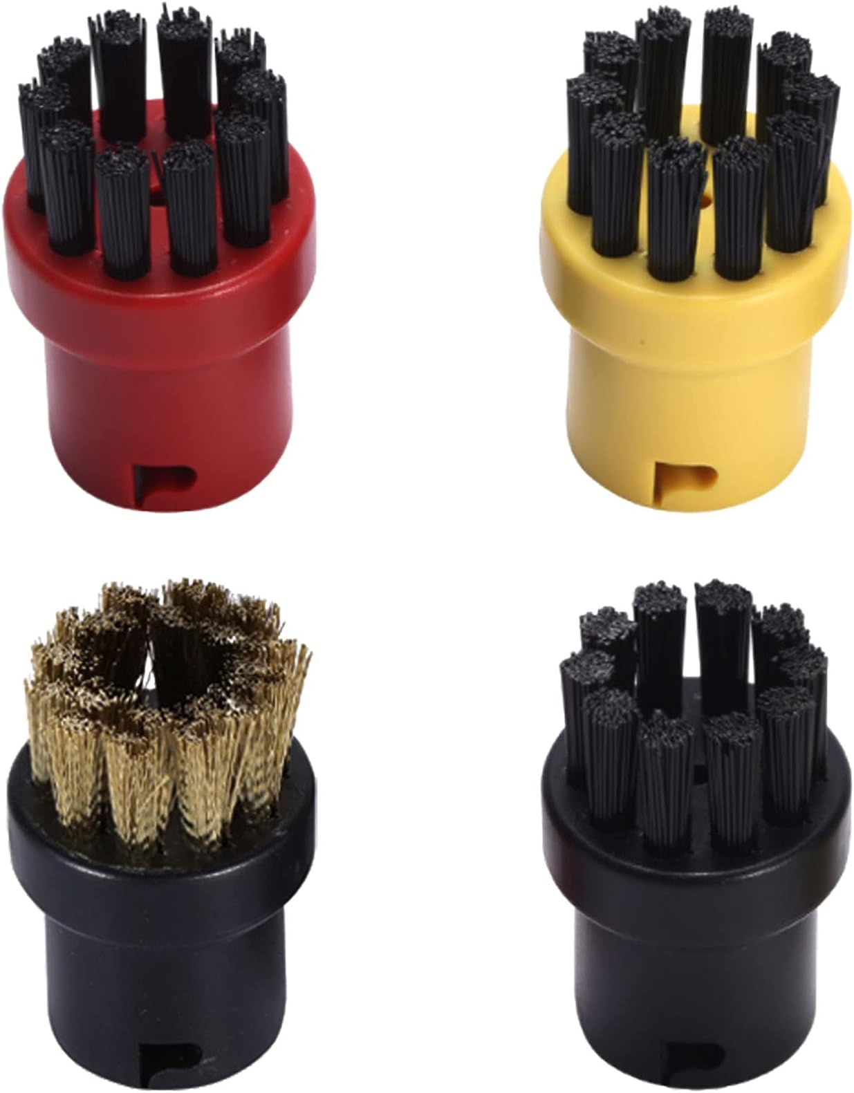 10 stuks accessoires voor Kärcher stoomreiniger SC1 SC2 SC3 SC4 SC5, handsproeier, reserveonderdelenset, incl. verlengd mondstuk, gebogen mondstuk, ronde borstel, voegenmondstuk, zegel, accessoires