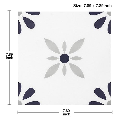 Miniatura 8 de Adhesivos autoadhesivos para pisos, azulejos decorativos autoadhesivos para pisos, paredes, escaleras, mesa, suelos de vinilo impermeables, 10