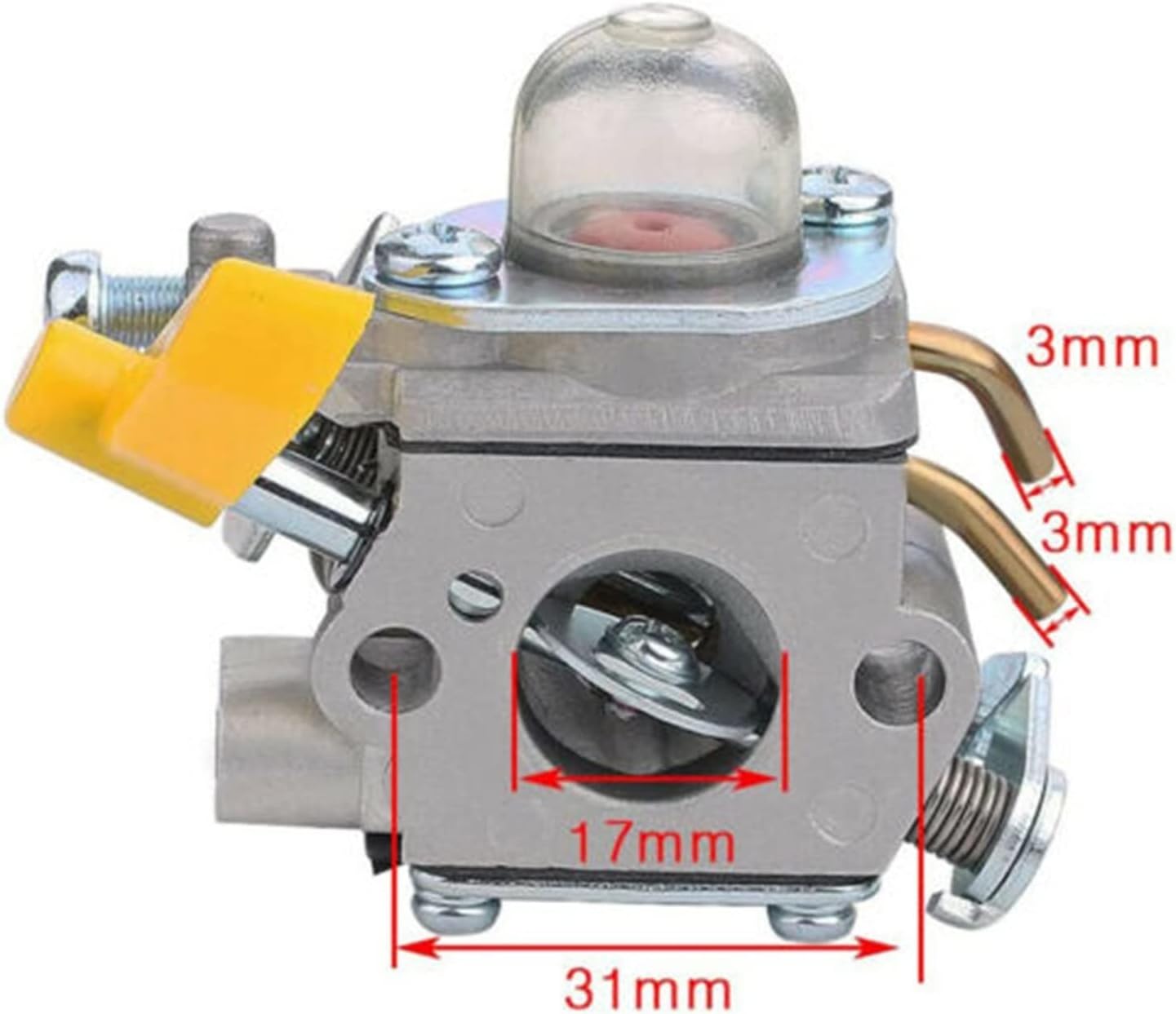 FFGHUI C1U-H60 Carburetor with key dimensions
