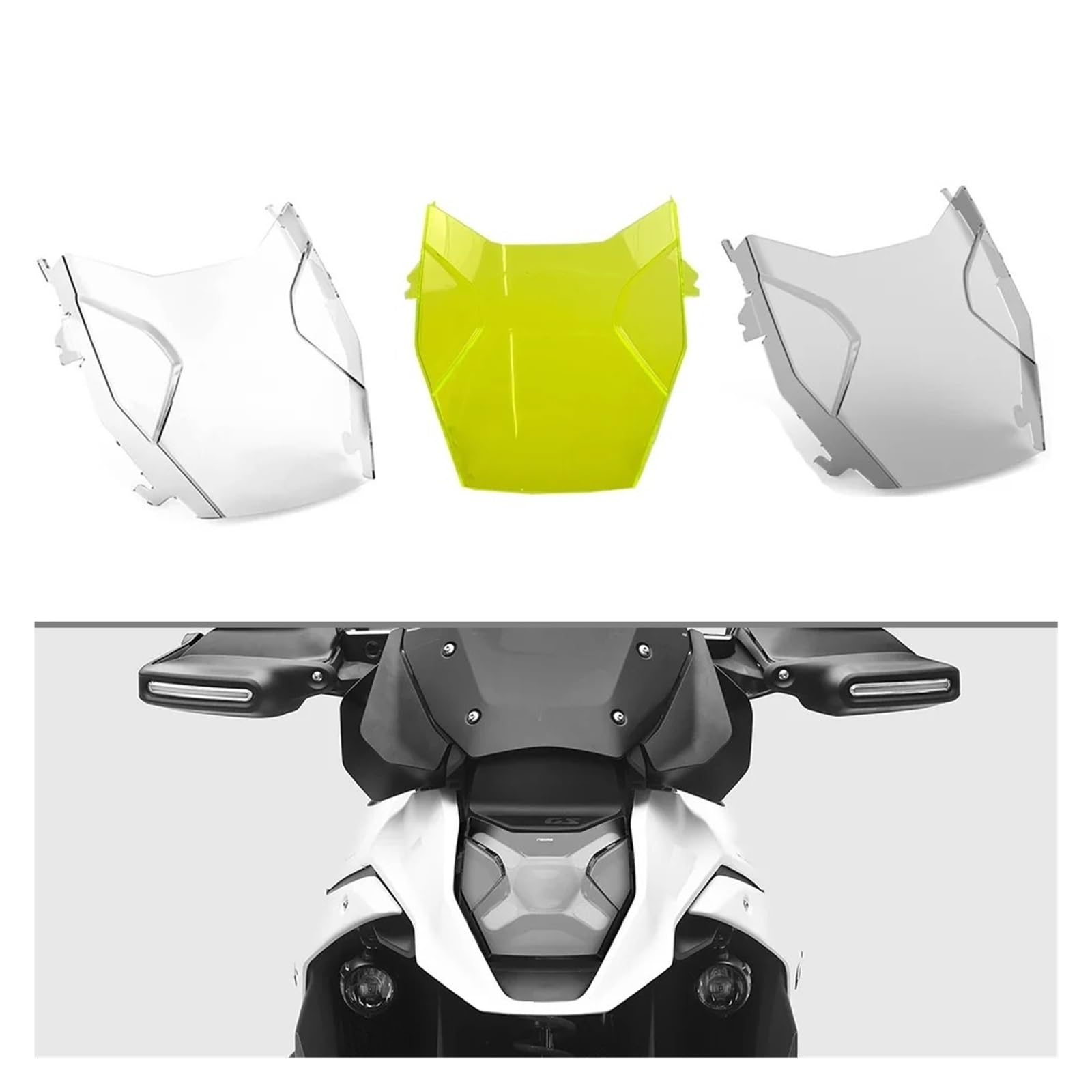 Cubierta de Faro de Motocicleta para BMW R 1300 GS R1300GS R1300gs R1300 2023 2024 2025 Accesorios De Motocicleta Cubierta Protectora Lente Faro(Transparent Color)